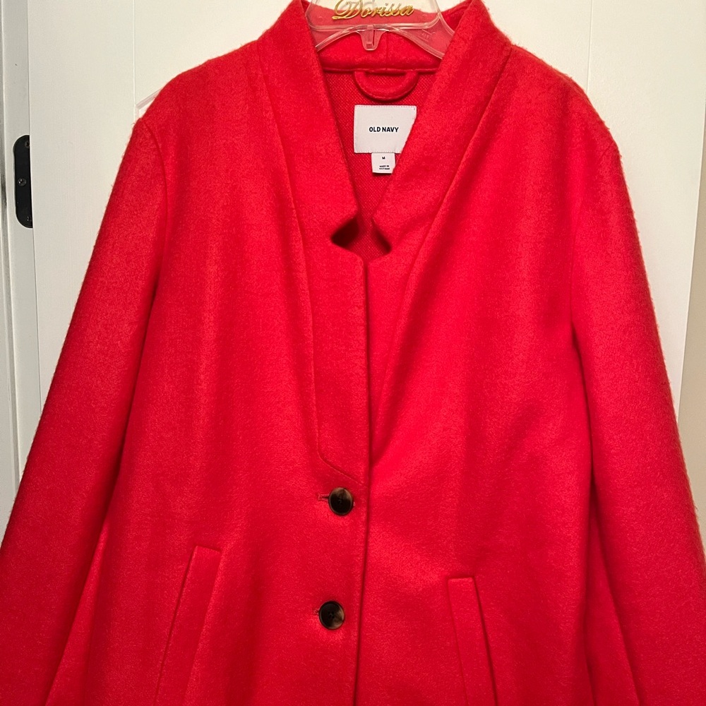 NWT! Old Navy lightweight coat! Beautiful orange! Size M!